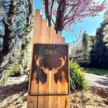 Corten Steel Personalised Signs