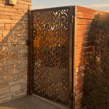 Custom Corten Gate Design
