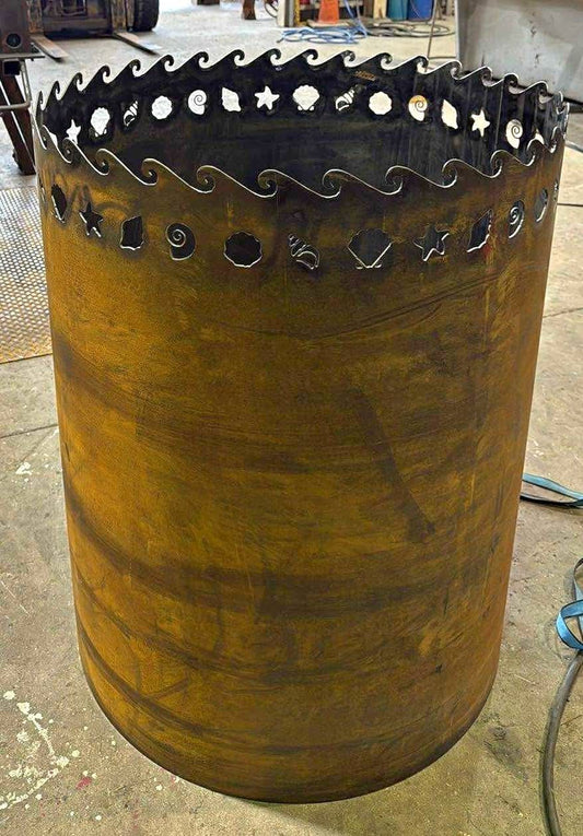 Corten Circular Planter NZ Made