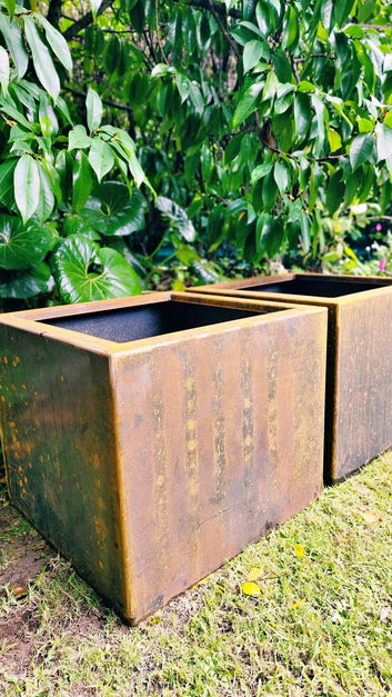 Corten Steel Planter Box | 600mm x 600mm