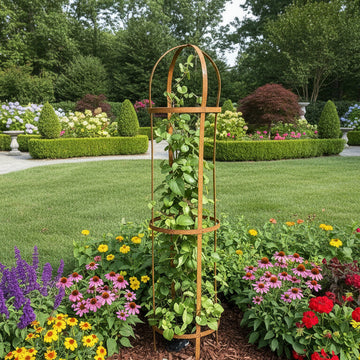 Corten Plant Support Stand