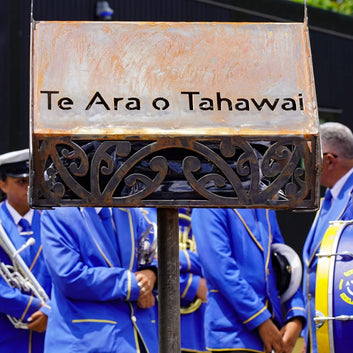 Custom Corten Marae Sculpture