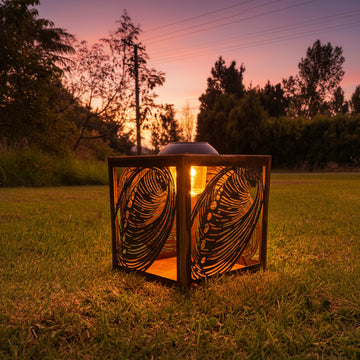 Corten NZ Paua Solar Light