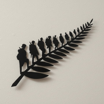 ANZAC Fern - Black