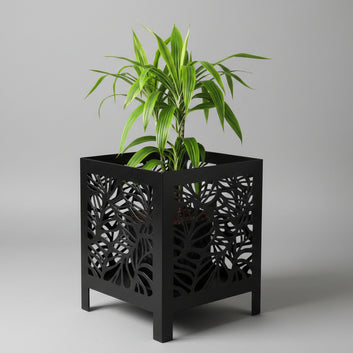 Corten Leafy Planter