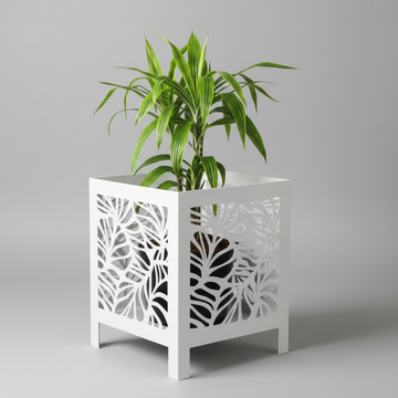 Corten Leafy Planter