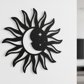 Sun, Moon & Stars Wall Piece