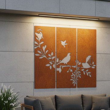 Corten NZ Native Bird 3 Piece