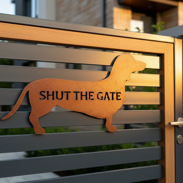 Dachshund - SHUT THE GATE