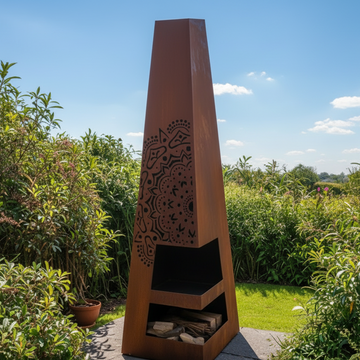 Corten Mandala Brazier