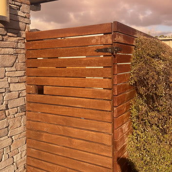 Custom Corten Gate Design