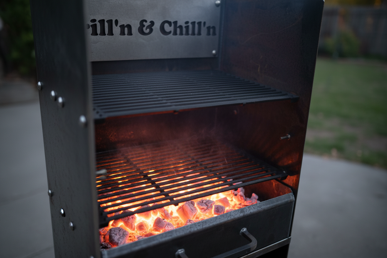 Grill'n & Chill'n - Steel & Coals Close-up