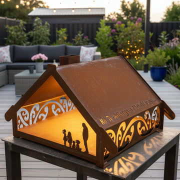 Custom Corten Marae Sculpture